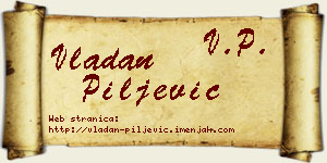 Vladan Piljević vizit kartica